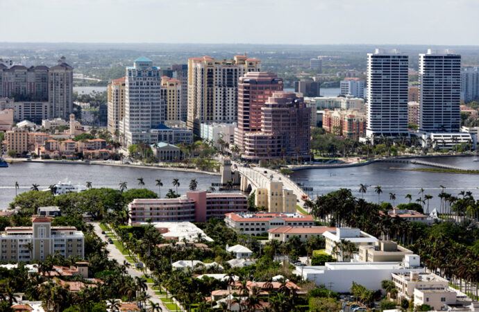 Aerial West Palm Beach FL, A1A Palm Beach Painters Aerial West Palm Beach FL, A1A Palm Beach Painters